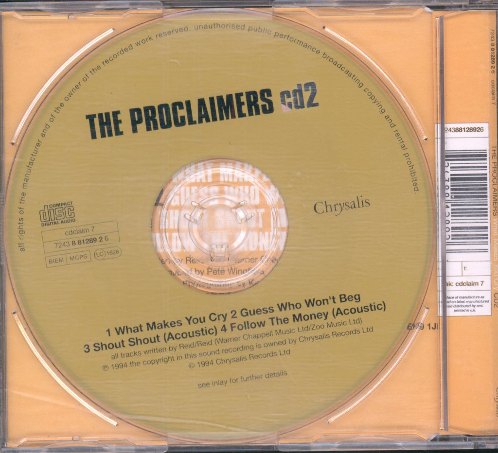 Proclaimers - What Makes You Cry - Cd
