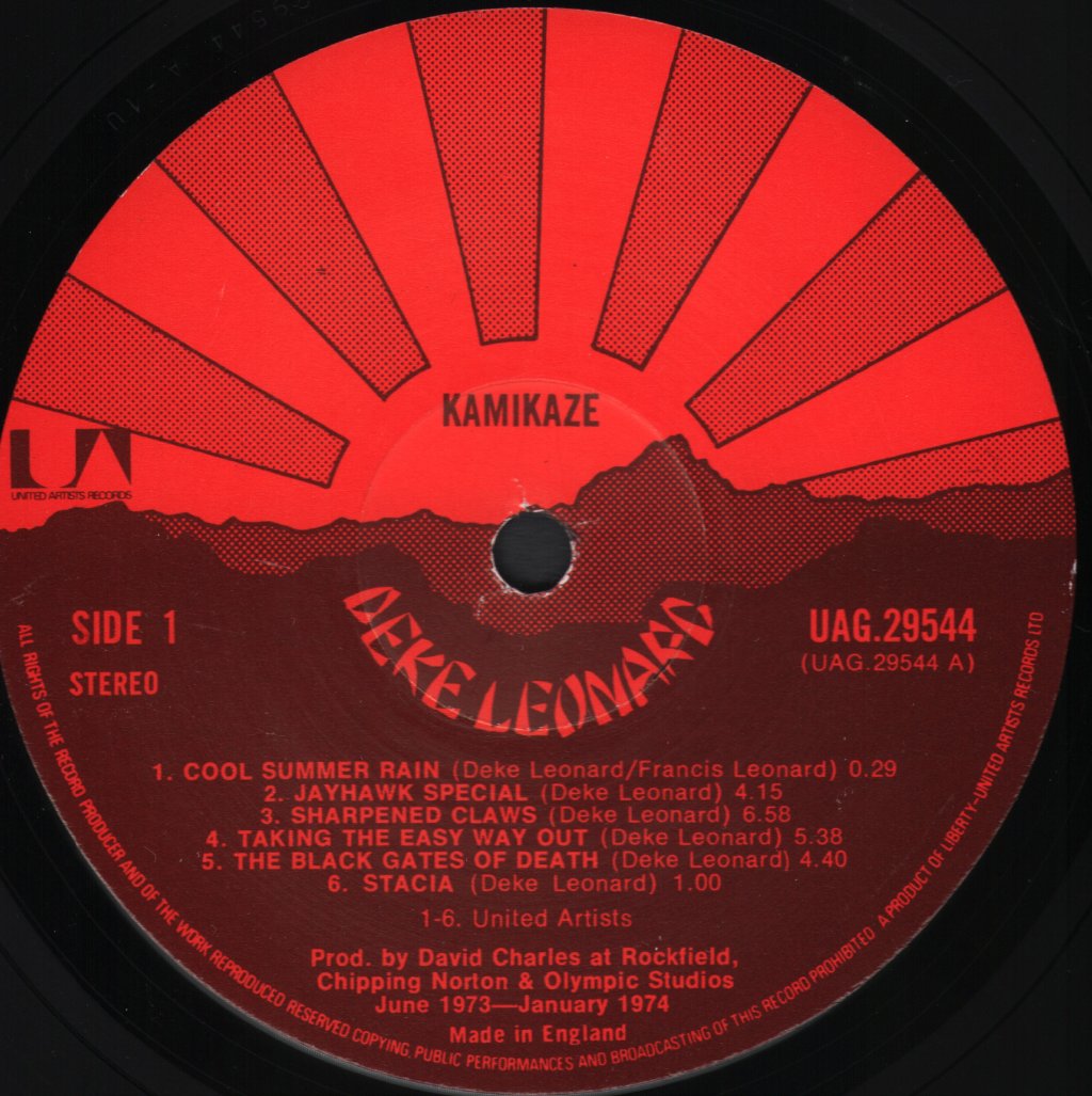 Deke Leonard - Kamikaze - Lp