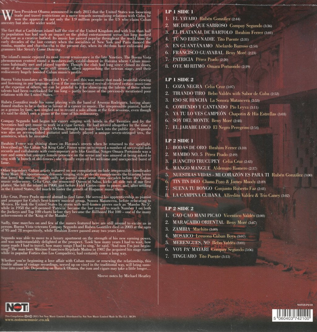 Various Artists - Music That Inspired Buena Vista Social Club - Double Lp