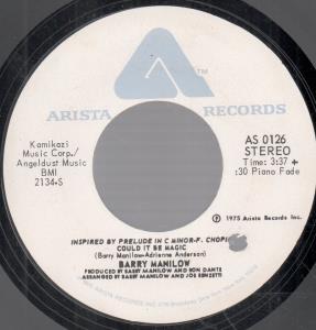 Barry Manilow - Could It Be Magic - 7 Inch
