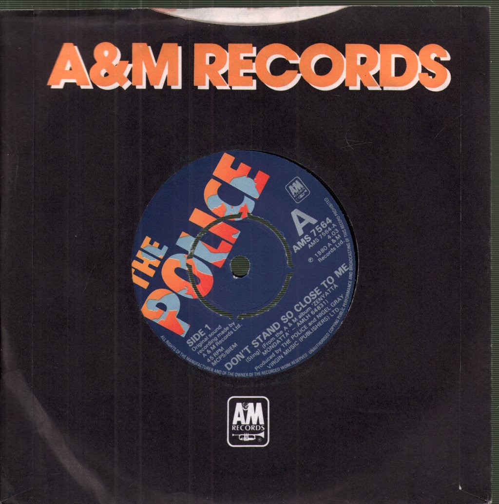 Police - Don't Stand So Close To Me - 7 Inch