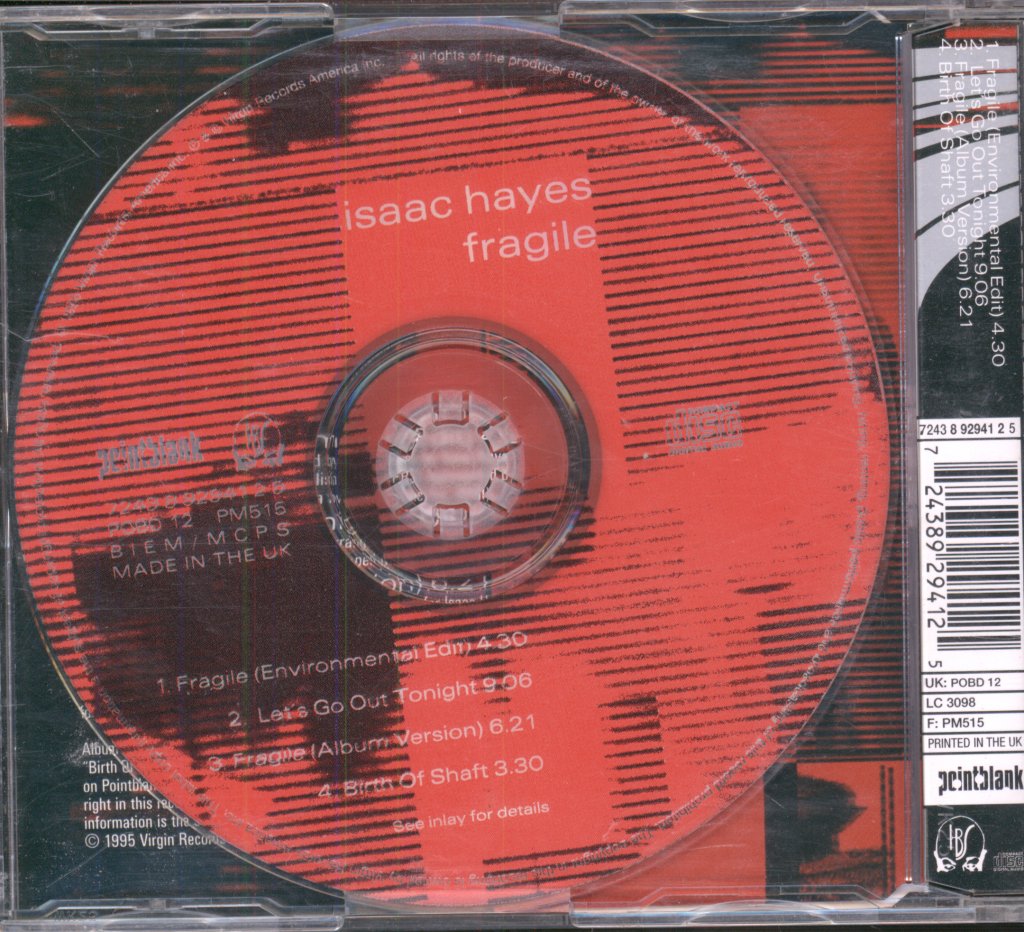 Isaac Hayes - Fragile - Cd