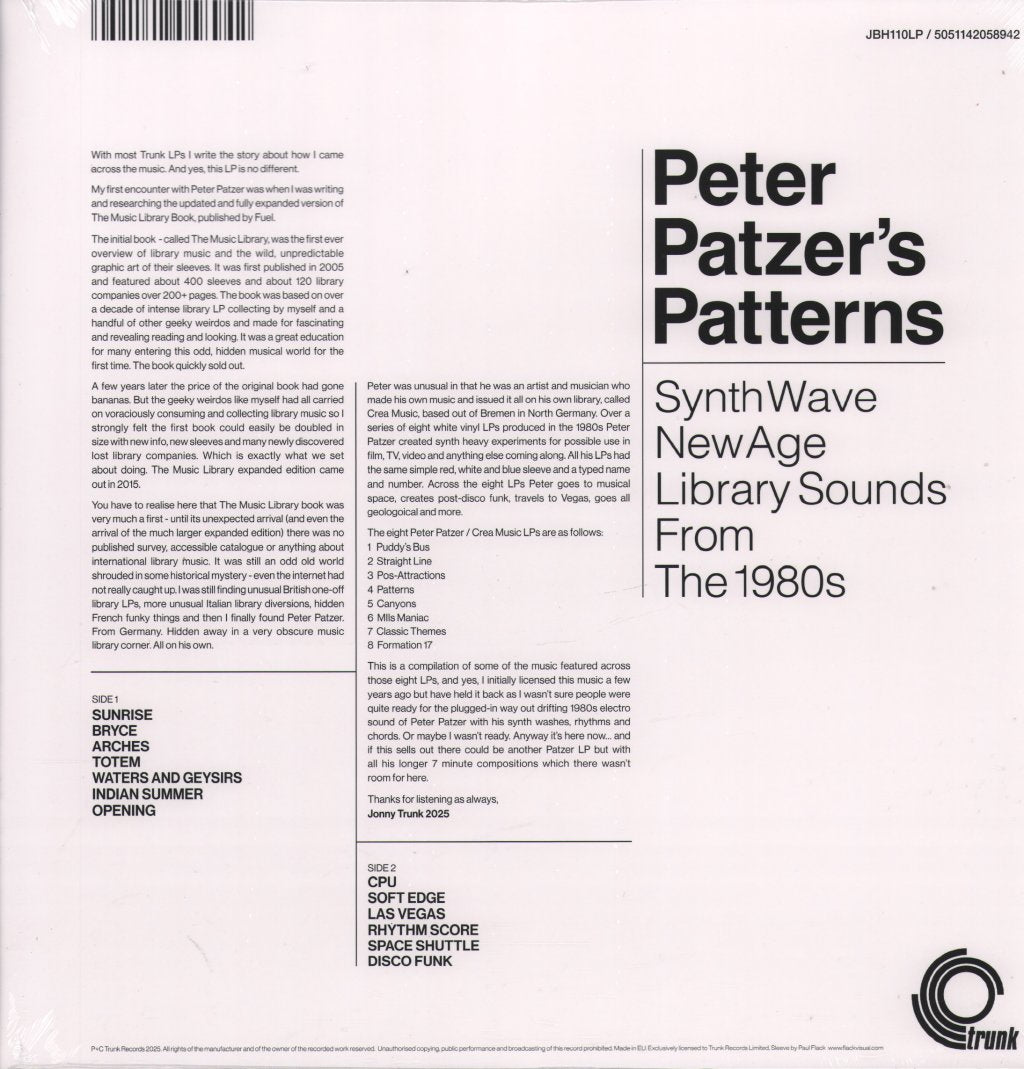 Peter Patzer - Patterns - Lp