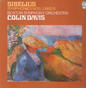 Colin Davis / Boston Symphony Orchestra - Sibelius - Symphonies Nos.3 And 6 - Lp