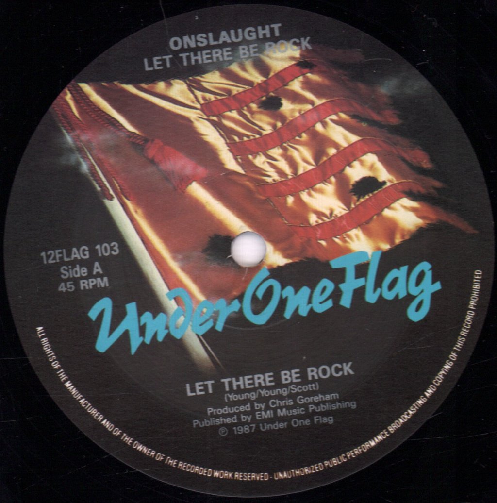 Onslaught - Let There Be Rock - 12 Inch