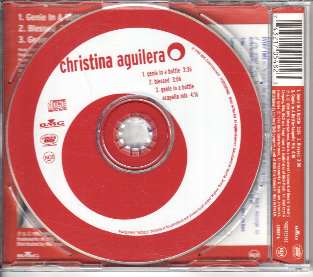 Christina Aguilera - Genie In A Bottle - Cd