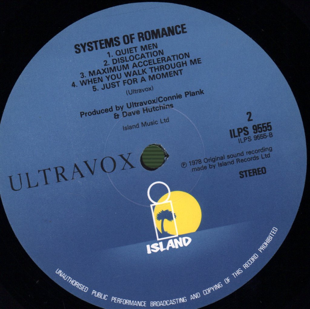 Ultravox - Systems Of Romance - Lp