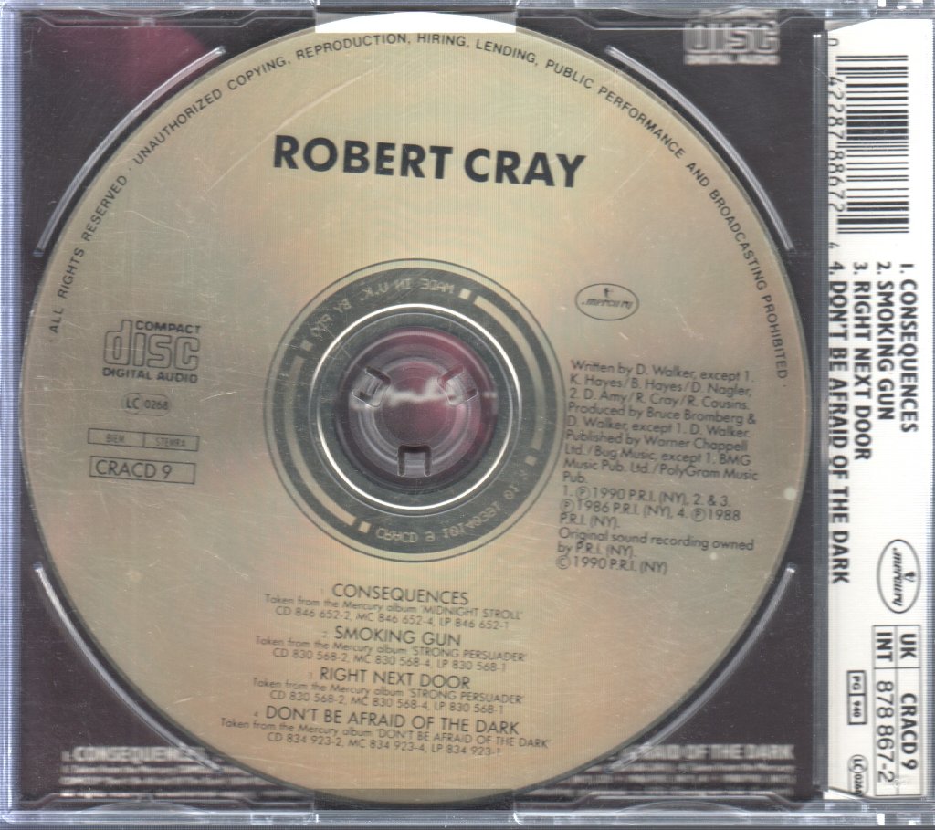 Robert Cray - Consequences - Cd