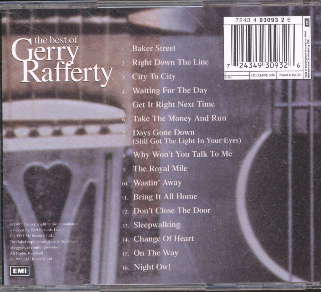 Gerry Rafferty - Best Of Gerry Rafferty - Cd