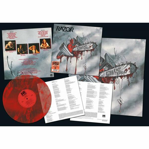 Razor (Early 80'S New Wave Group) - Violent Restitution (Marbled Vinyl) - Lp