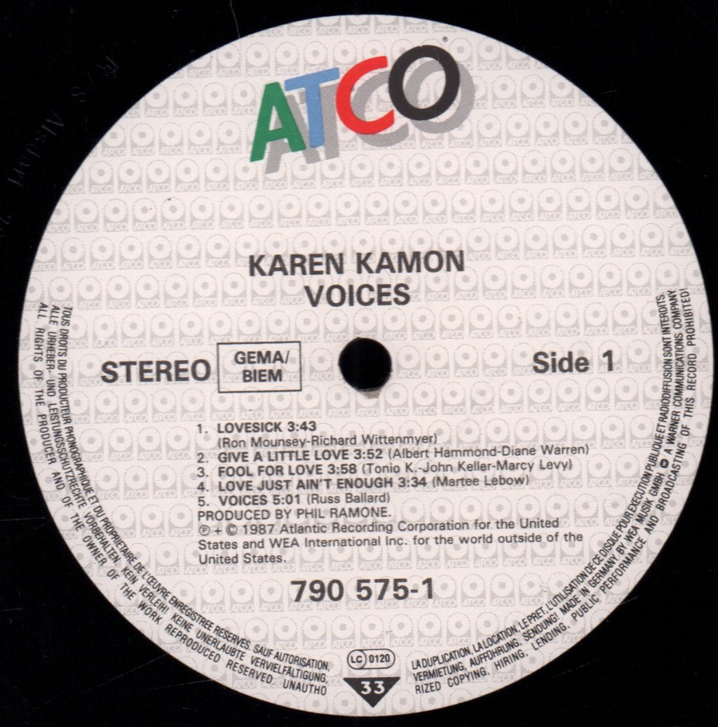 Karen Kamon - Voices - Lp