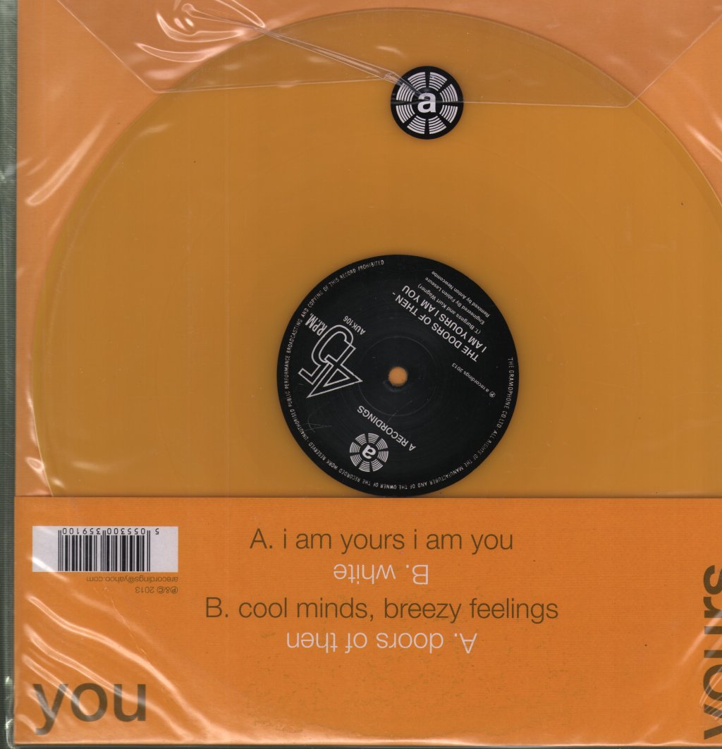 Tim Burgess And Anton Newcombe - Doors Of Then - 12 Inch