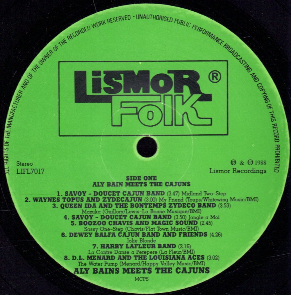 Various Artists - Aly Bain Meets The Cajuns - Lp