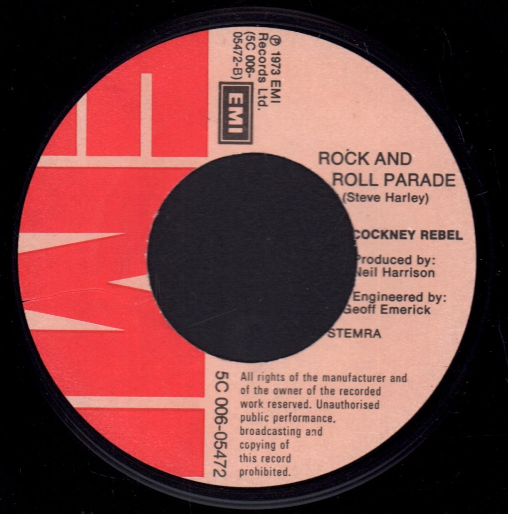 Steve Harley And Cockney Rebel - Sebastian - 7 Inch