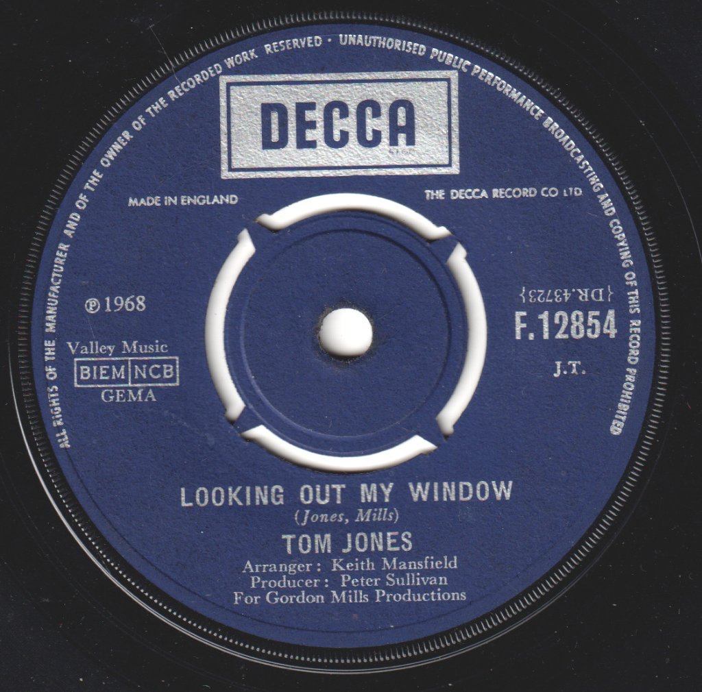 Tom Jones - A Minute Of Your Time - 7 Inch