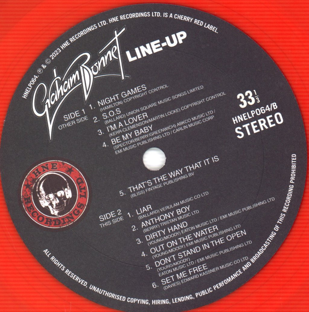 Graham Bonnet - Line-Up - Lp