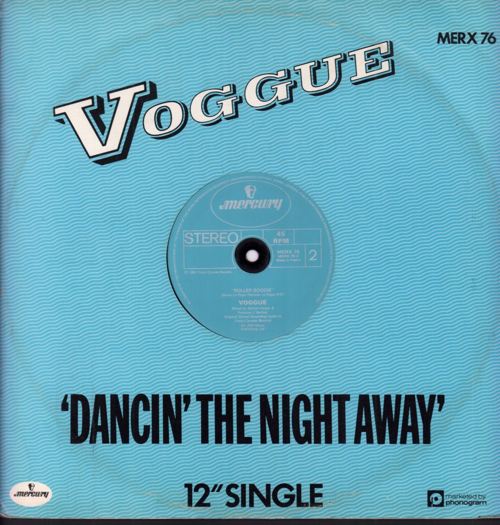 Voggue - Dancin' The Night Away - 12 Inch