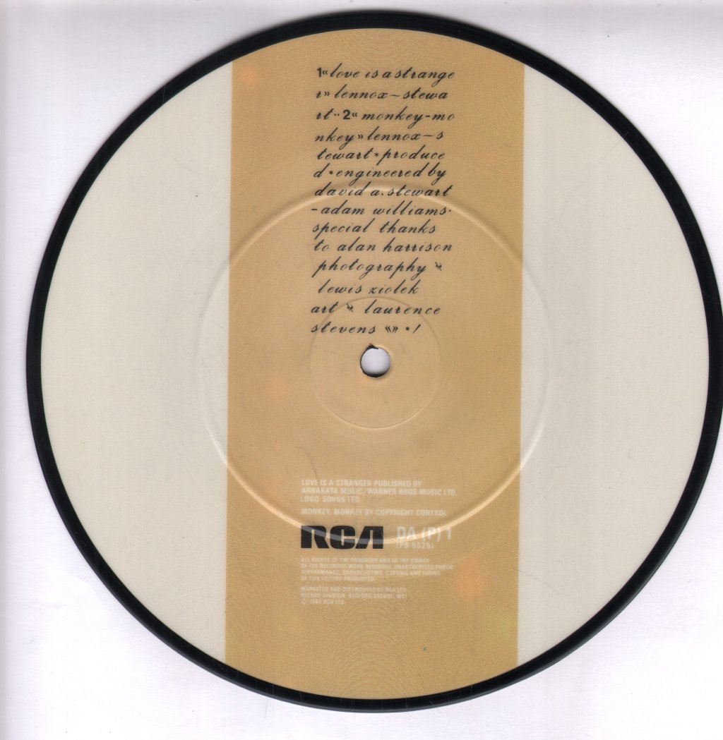 Eurythmics - Love Is A Stranger - 7 Inch