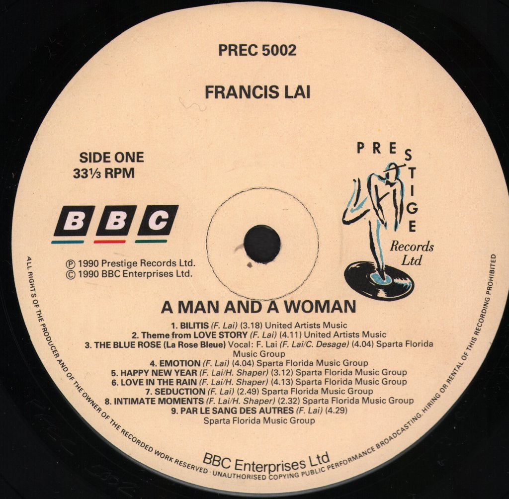 Francis Lai - Great Film Themes - Lp
