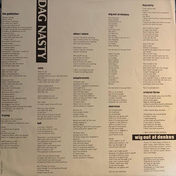 Dag Nasty - Wig Out At Denkos - Lp