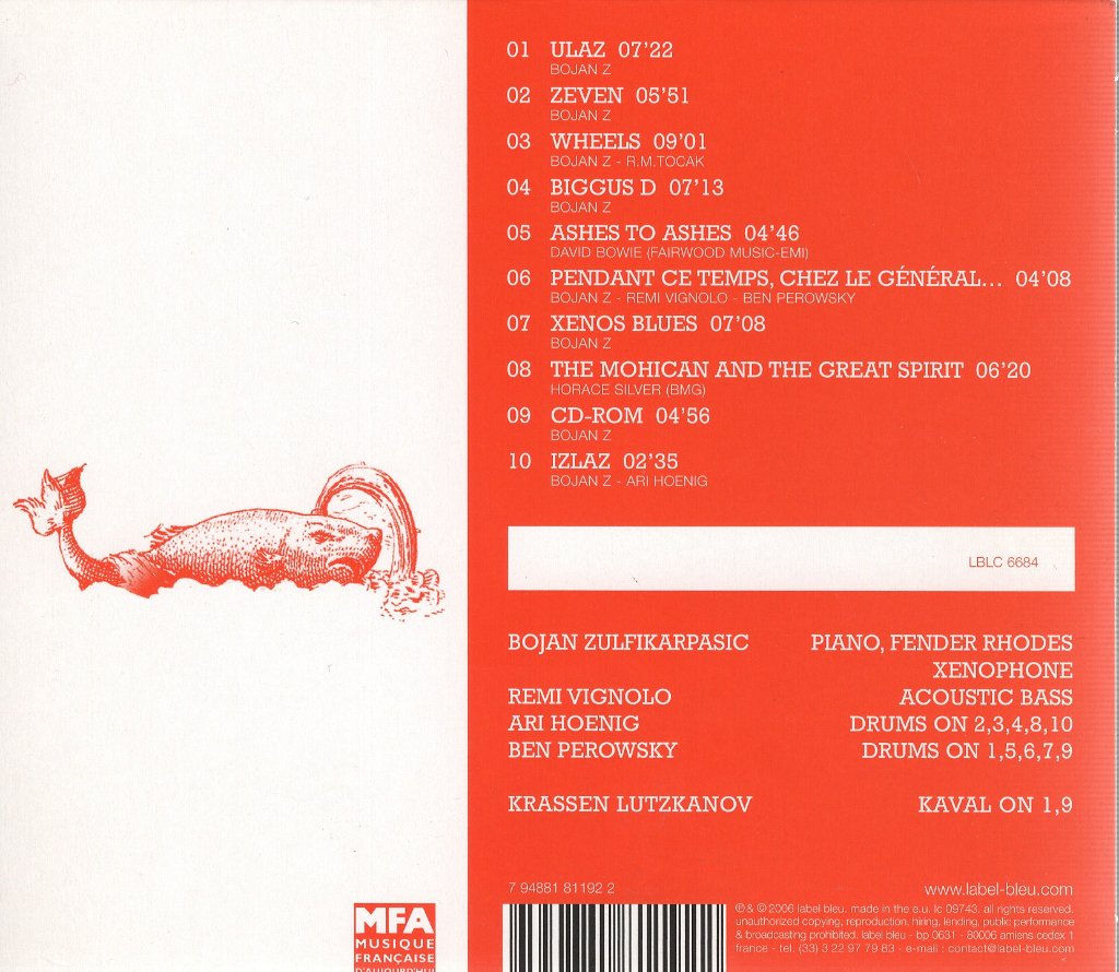 Bojan Zulfikarpašić - Xenophonia - Cd