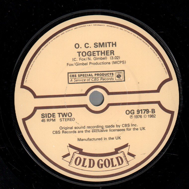O.c.smith - Son Of Hickory Holler's Tramp - 7 Inch