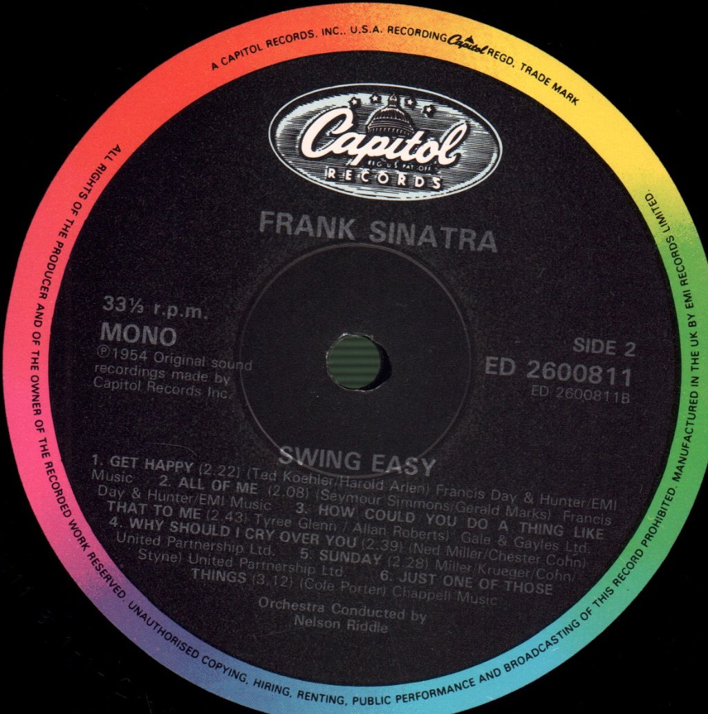 Frank Sinatra - Swing Easy - Lp
