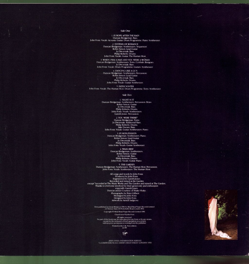 John Foxx - Garden - Lp