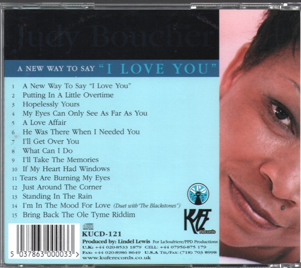 Judy Boucher - A New Way To Say ''I Love You'' - Cd