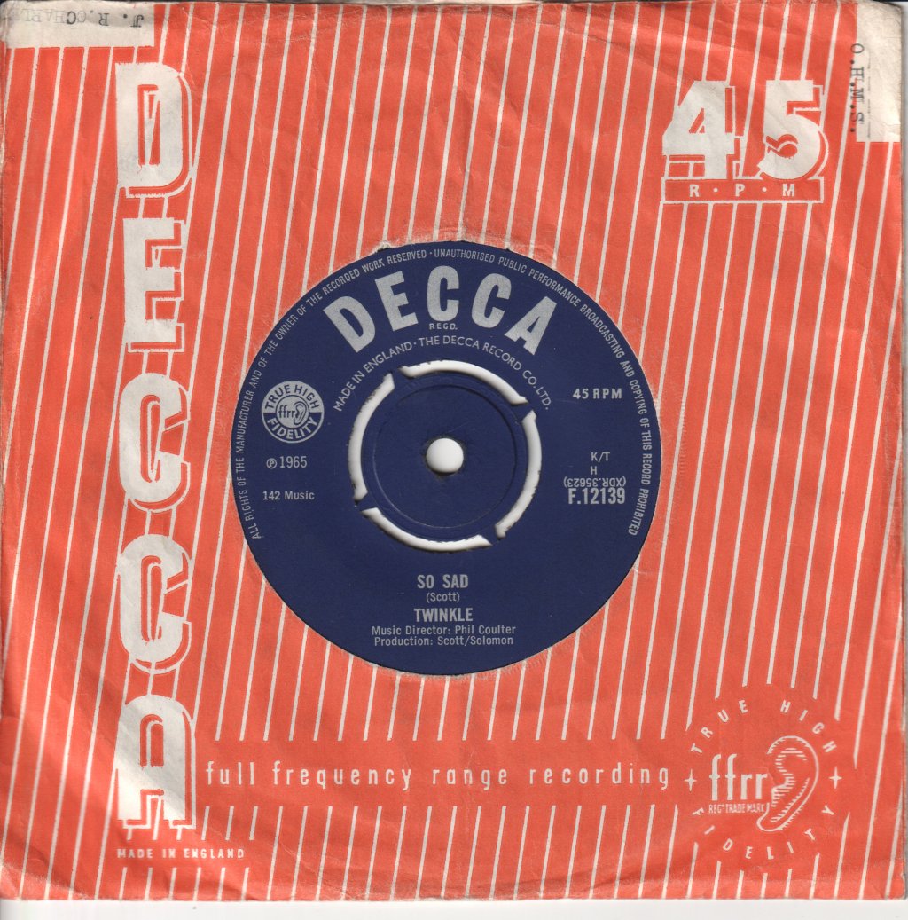 Twinkle - Tommy - 7 Inch