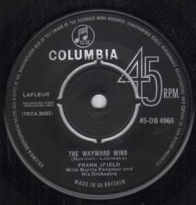 Frank Ifield - Wayward Wind - 7 Inch