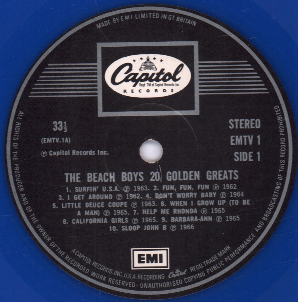 Beach Boys - 20 Golden Greats - Lp
