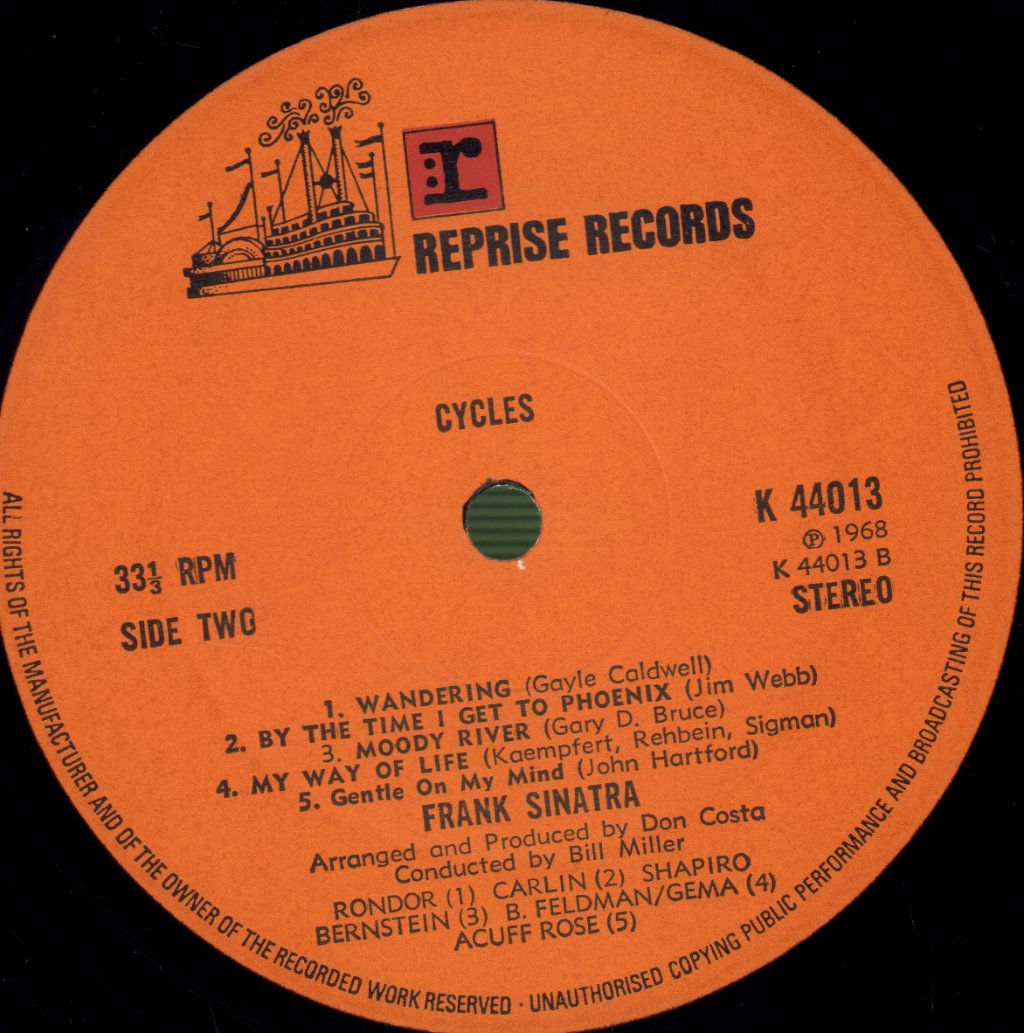 Frank Sinatra - Cycles - Lp