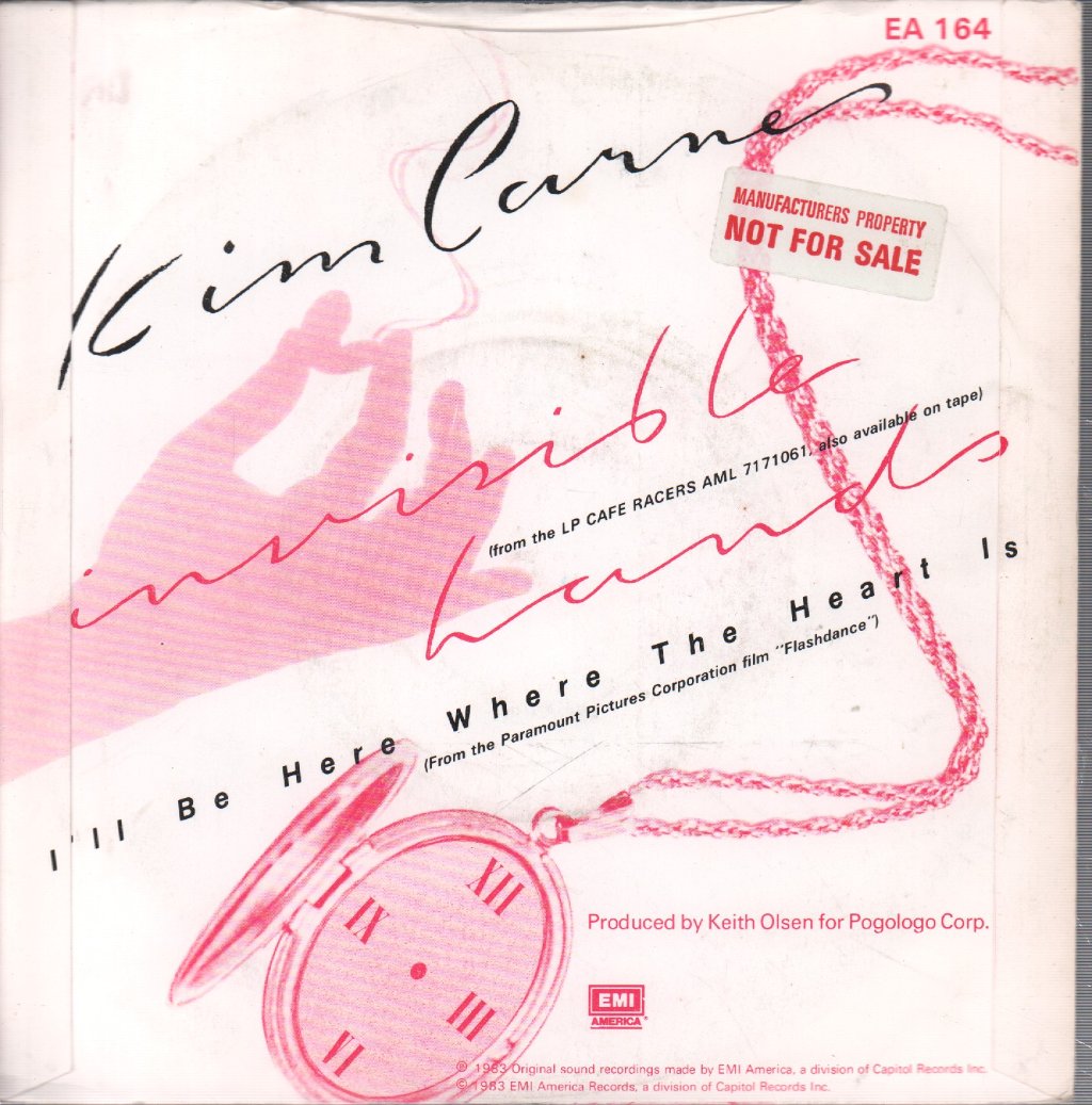 Kim Carnes - Invisible Hands - 7 Inch