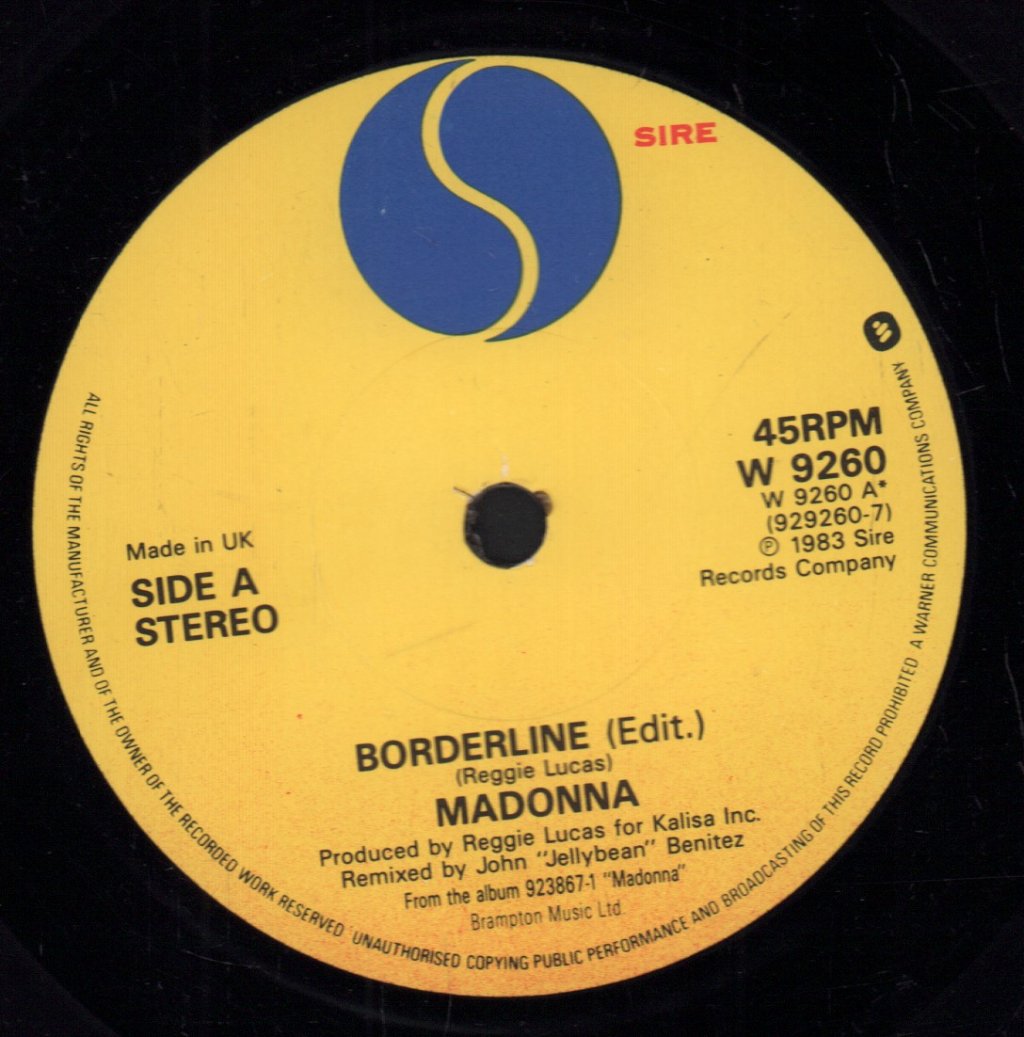 Madonna - Borderline - 7 Inch