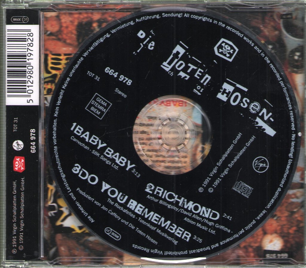 Die Toten Hosen - Baby Baby - Cd