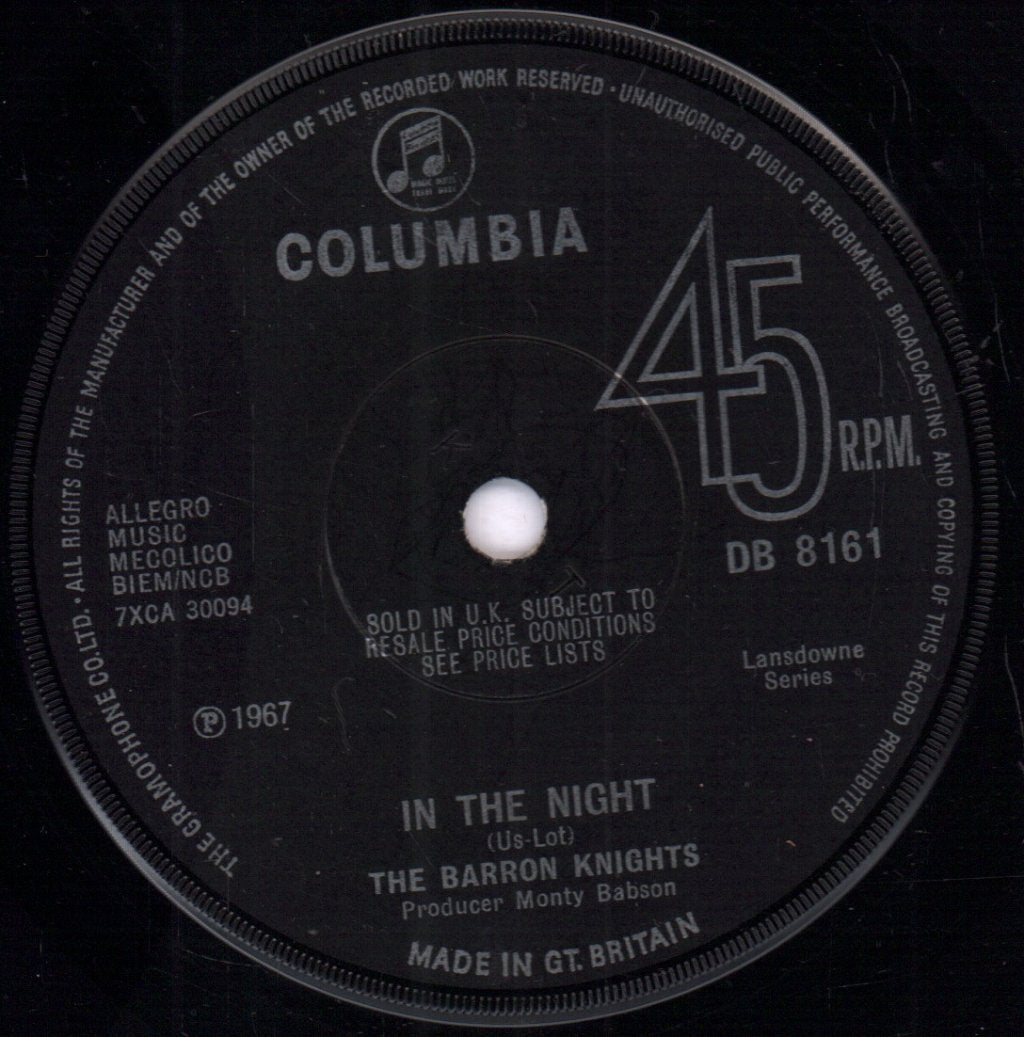 Barron Knights - Lazy Fat People - 7 Inch