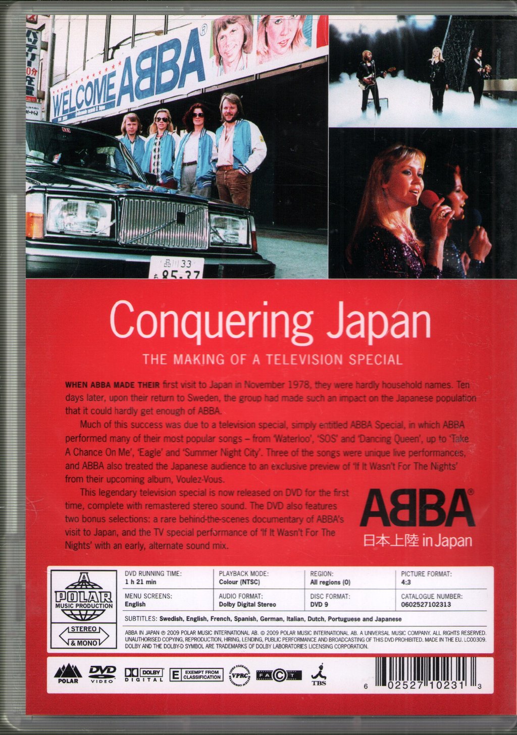 ABBA - 日本上陸 In Japan - Dvd