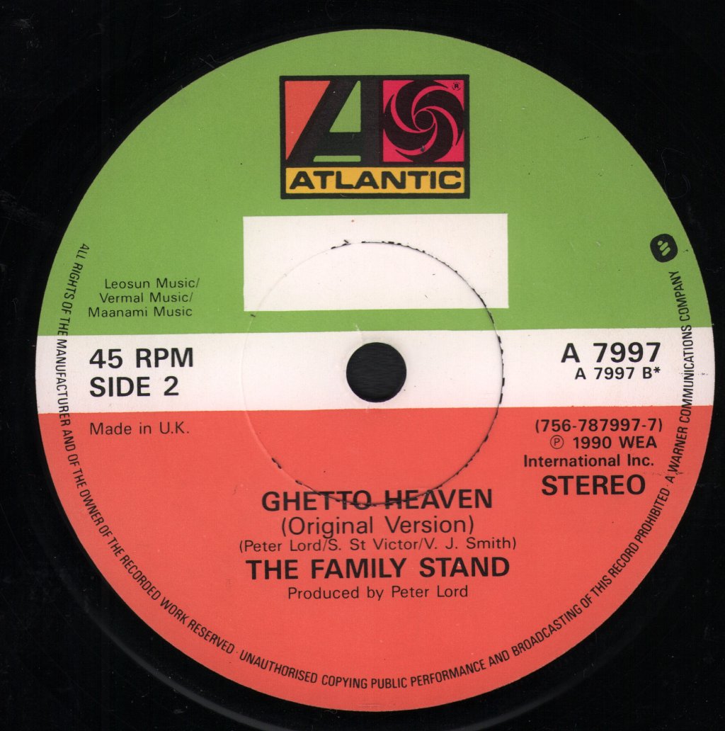 Family Stand - Ghetto Heaven - 7 Inch
