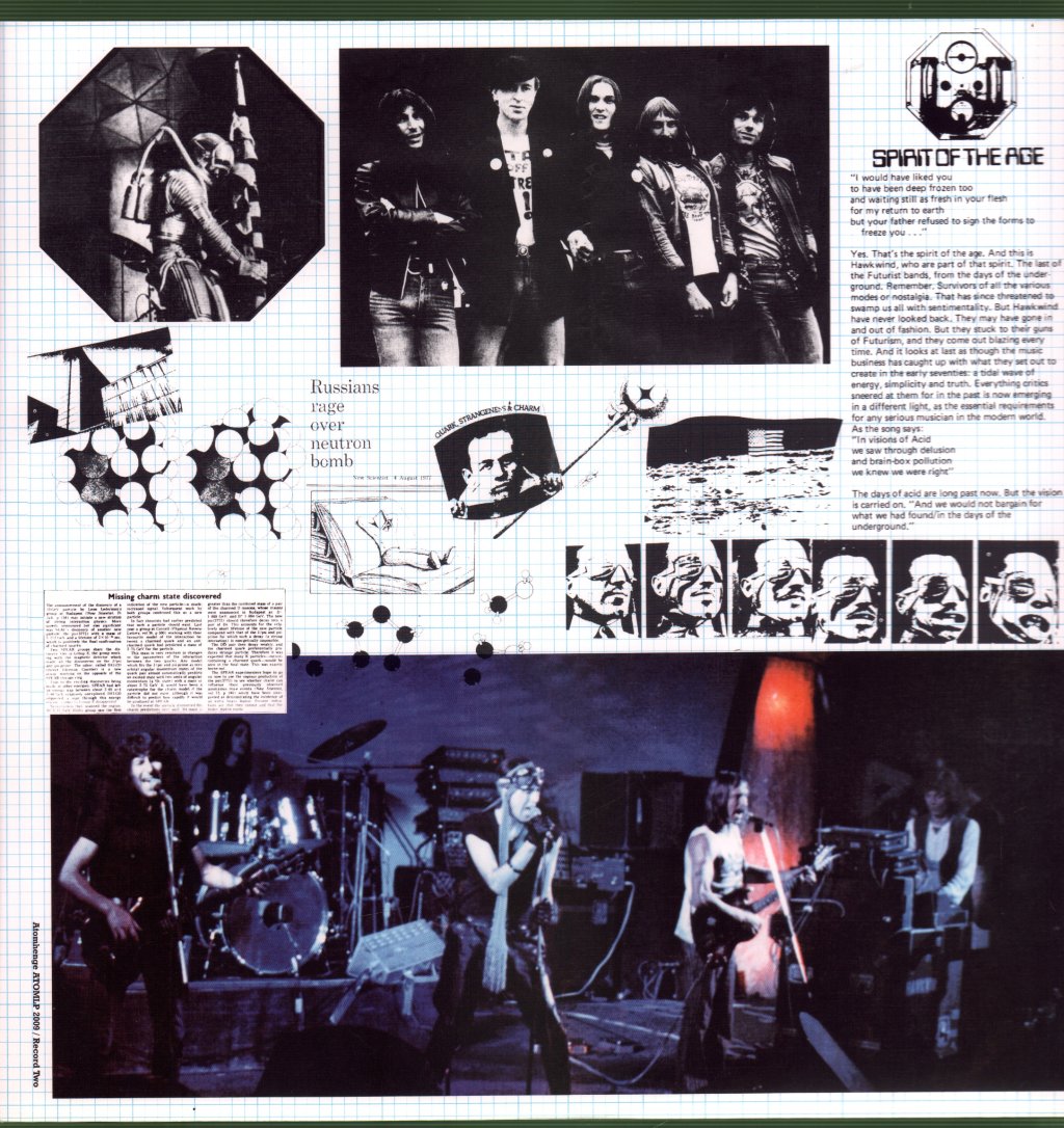 Hawkwind - Quark Strangeness And Charm - Double Lp