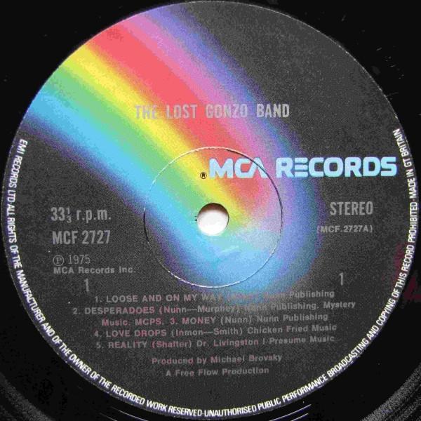 Lost Gonzo Band - Lost Gonzo Band - Lp