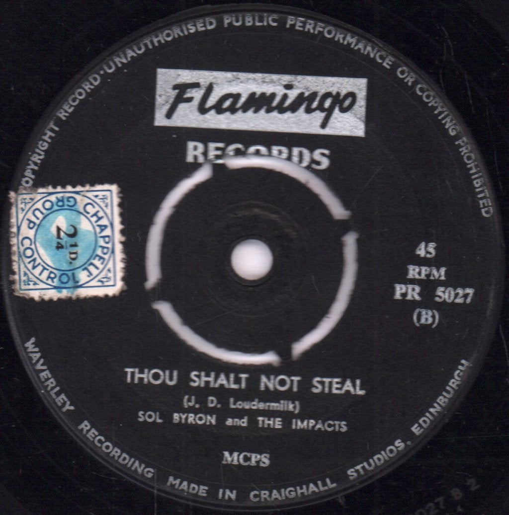 Sol Byron And The Impacts - Pride And Joy - 7 Inch