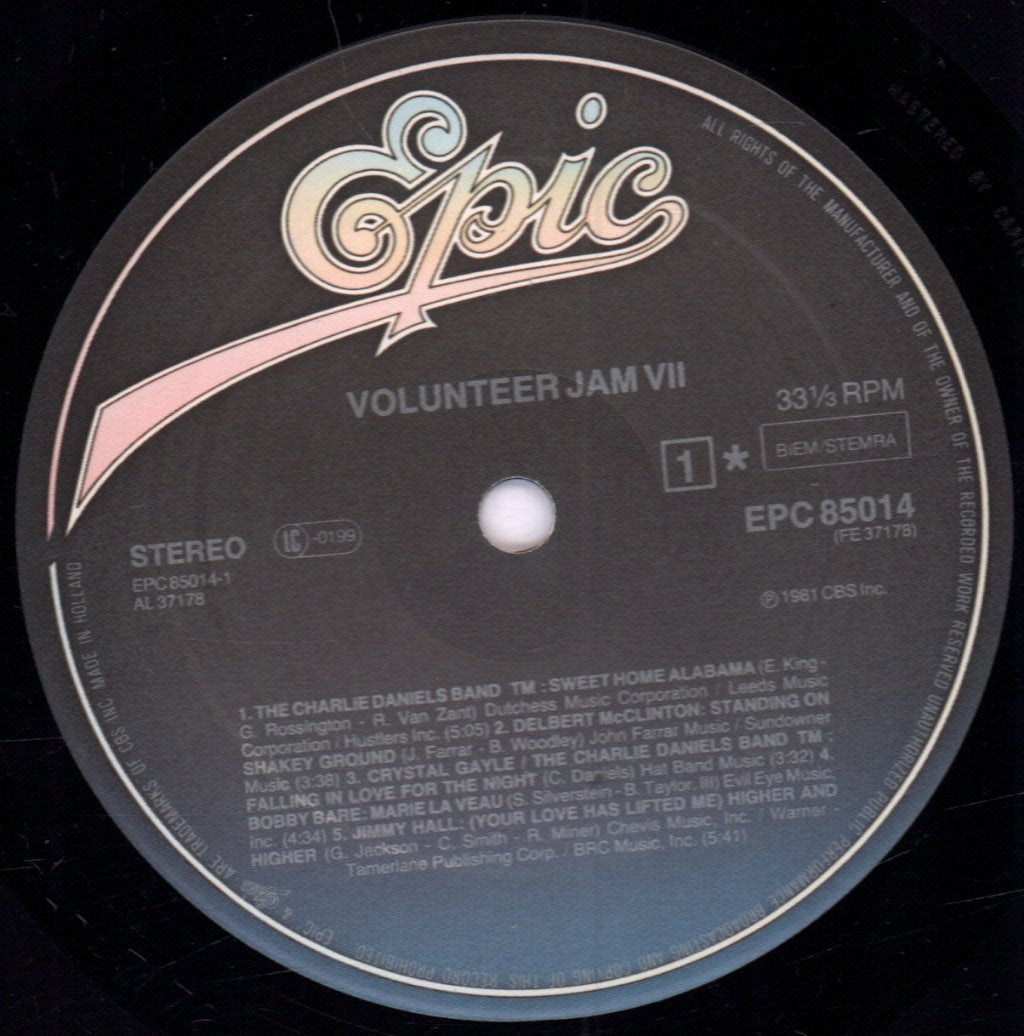 Charlie Daniels Band - Volunteer Jam VII - Lp
