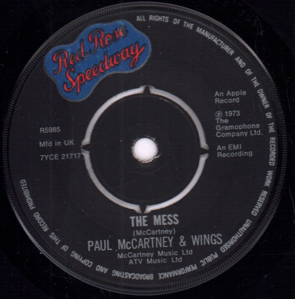 Paul McCartney And Wings - My Love - 7 Inch