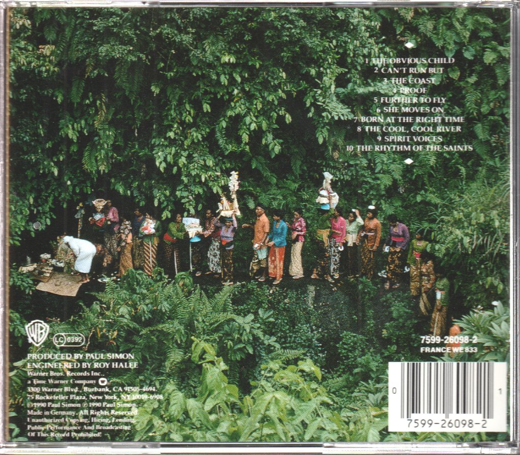 Paul Simon - Rhythm Of The Saints - Cd