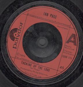 Ian Page - Tucking Up The Love - 7 Inch