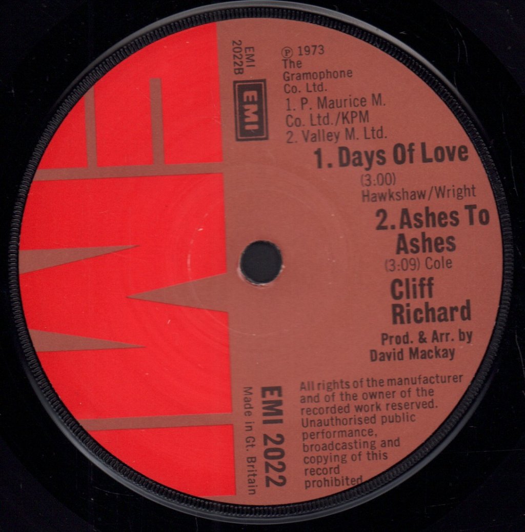 Cliff Richard - Help It Along - 7 Inch