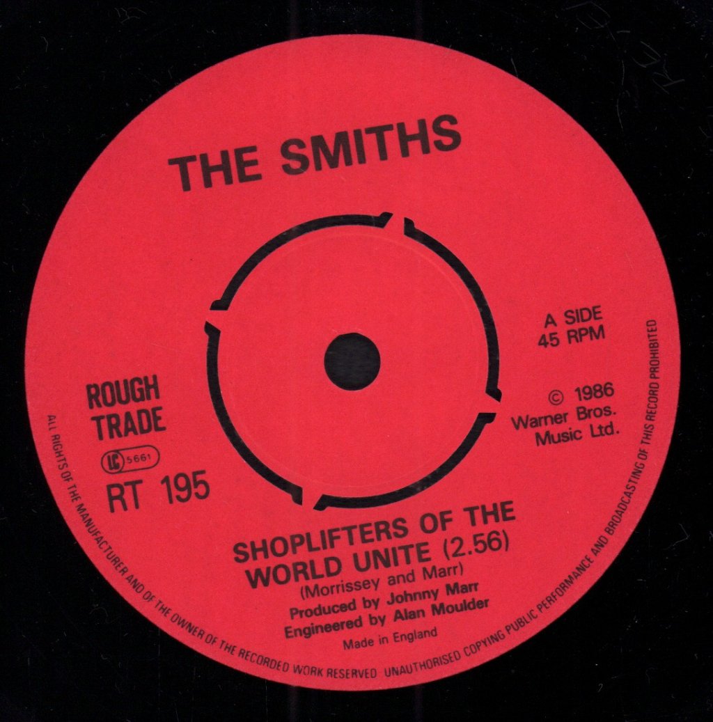 Smiths - Shoplifters Of The World Unite - 7 Inch