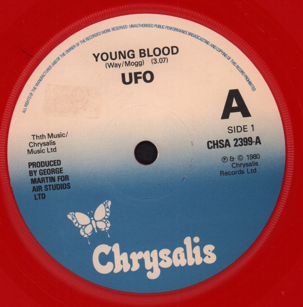 UFO - Young Blood - 7 Inch
