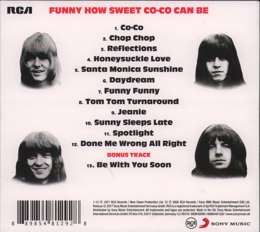 Sweet - Funny How Sweet Co-Co Can Be - Cd